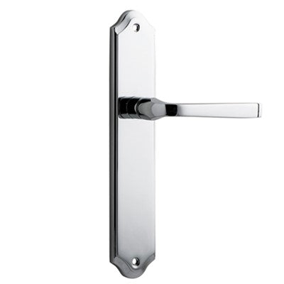 Iver Door Lever Annecy Shouldered Latch Pair Polished Chrome L117xP65mm BPH250xW48mm