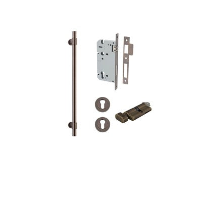 Iver Pull Handle Helsinki Signature Brass CTC450mm Key / Thumb Entrance Kit