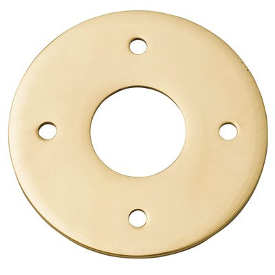 Iver Adaptor Plate Pair Rose Round Polished Brass OD60xP2mm ID22mm CTC41.5mm