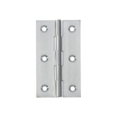 Southern Design Group Fixed Pin Hinge - H89xW50mm - Satin Chrome Finish