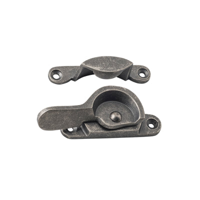 Tradco Sash Fastener Narrow Rumbled Nickel L69xW17mm