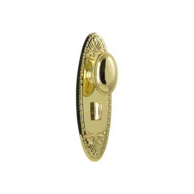 Tradco Door Knob Fitzroy Privacy Pair Polished Brass H205xW63xP60mm
