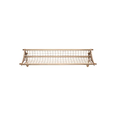 Tradco Luggage Rack NSWR Polished Brass H240xL725xP290mm