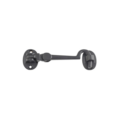 Tradco Cabin Hook Small Matt Black L100mm