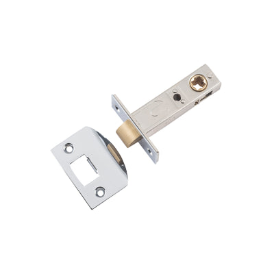 Tradco Tube Latch Split Cam 'D' Striker Chrome Plated Backset 60mm