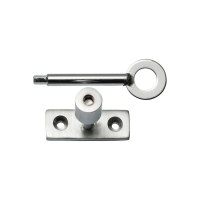 Tradco Locking Pin To Suit Base Fix Casement Fastener Satin Chrome