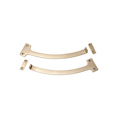 Tradco Fanlight Stop Pair Polished Brass L190mm