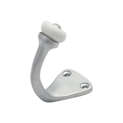 Tradco Robe Hook Porcelain Tip Satin Chrome H45xP70mm