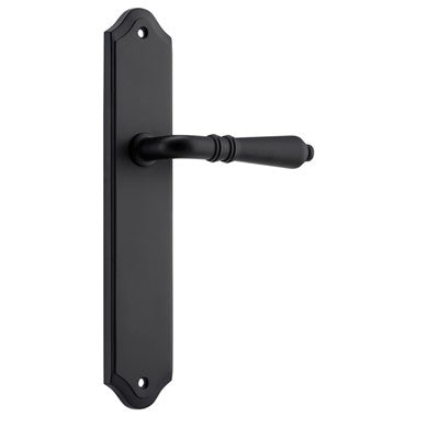 Iver Door Lever Sarlat Shouldered Latch Pair Matt Black L111xP55mm BPH250xW48mm