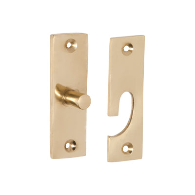 Tradco Fanlight Swivel Polished Brass H73xW23mm