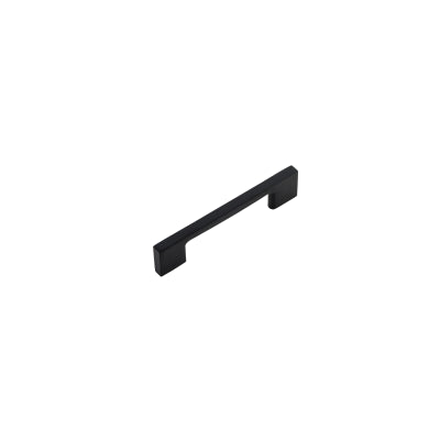 Iver Cabinet Pull Cali Matt Black L130xW9xP28mm CTC96mm