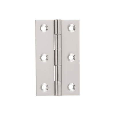 Southern Design Group Fixed Pin Hinge - H89xW50mm - Satin Nickel Finish