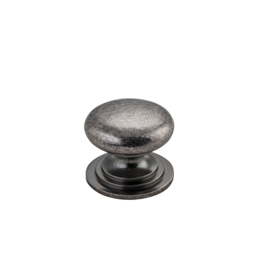 Iver Cupboard Knob Sarlat Distressed Nickel P32xD38mm