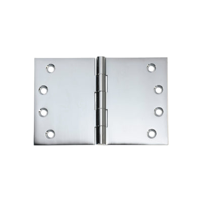 Southern Design Group Broad Butt Hinge - H100xW150mm - Chrome Plated Finish