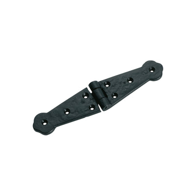 Tradco Hinge Iron Rustic Matt Black L165xH35mm