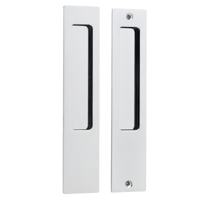 Iver Sliding Door Pull Rectangular Pair Polished Chrome H225xW45xP2.5mm