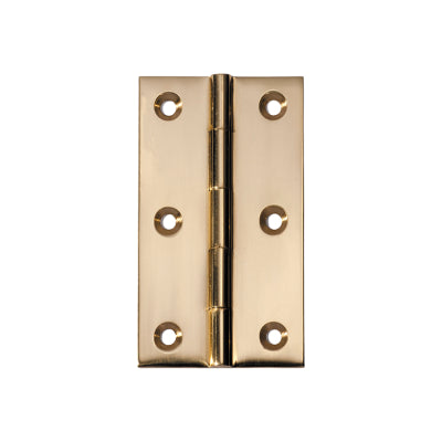 Southern Design Group Fixed Pin Hinge - H89xW50mm - Polished Brass Finish