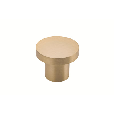 Iver Cupboard Knob Osaka Brushed Brass P30xD38mm