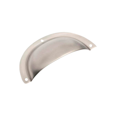 Tradco Drawer Pull Sheet Brass Classic Satin Nickel H40xL97mm