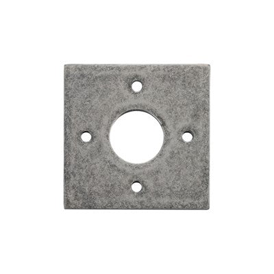 Iver Adaptor Plate Pair Rose Square Distressed Nickel H60xW60xP2mm ID22mm CTC41.5mm