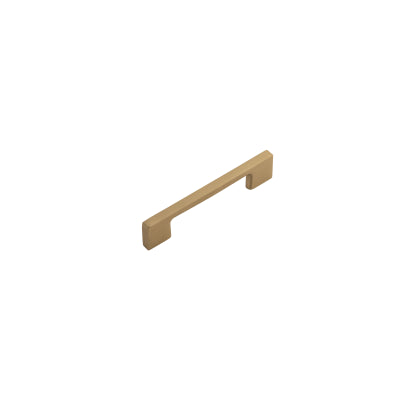 Iver Cabinet Pull Cali Brushed Brass With Backplate L141xW24xP31mm CTC96mm