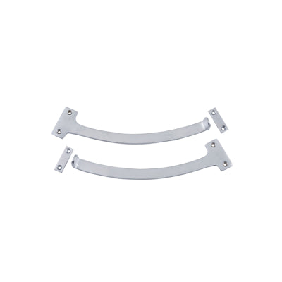 Tradco Fanlight Stop Pair Satin Chrome L190mm