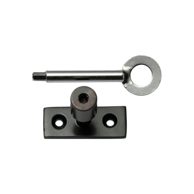 Tradco Locking Pin To Suit Base Fix Casement Fastener Matt Black