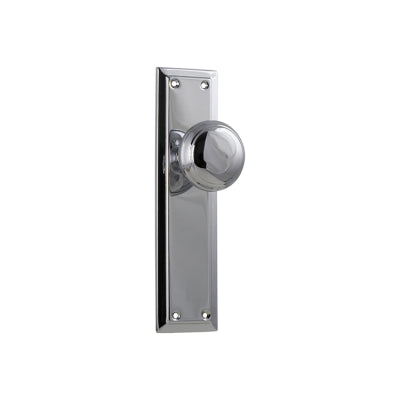 Tradco Door Knob Richmond Latch Pair Chrome Plated H200xW50xP62mm