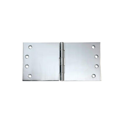 Southern Design Group Broad Butt Hinge - H100xW200mm - Chrome Plated Finish