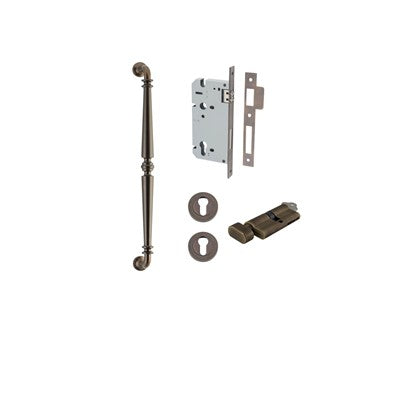 Iver Pull Handle Sarlat Signature Brass CTC450mm Key / Thumb Entrance Kit