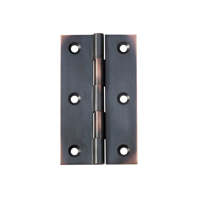 Southern Design Group Fixed Pin Hinge - H89xW50mm - Antique Copper Finish