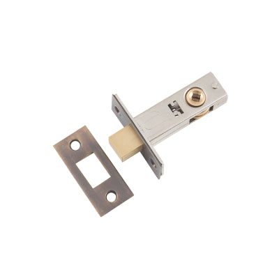 Tradco Privacy Bolt Antique Brass Backset 45mm