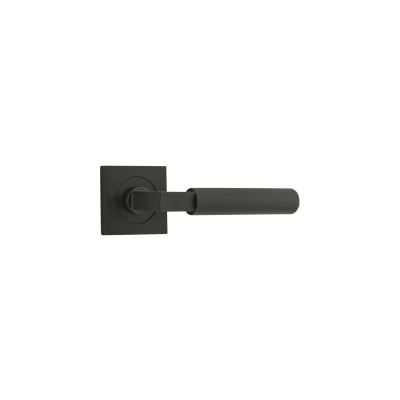 Iver Door Lever Berlin Rose Square Concealed Fix Pair Matt Black L120xP60mm BPH52xW52mm