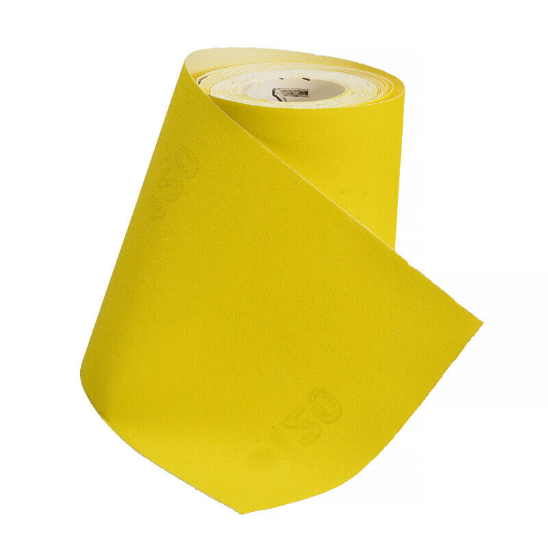 80Grit - 115mm X 10m - Yellow Sandpaper