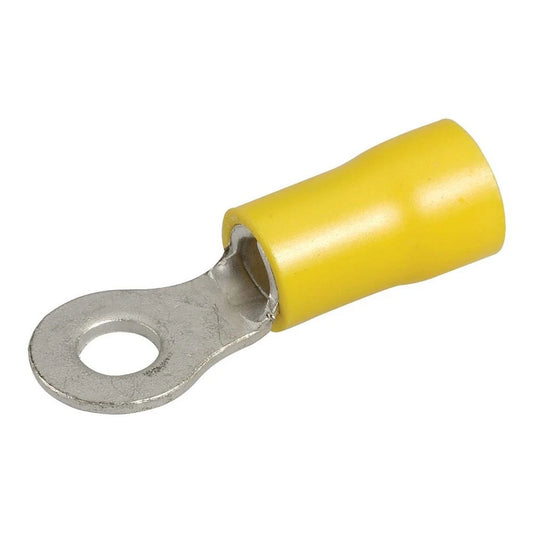 Voltflow Ring Terminals Yellow 4.3mm
