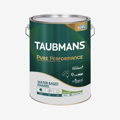 Taubmans Pure Performance Water Based Enamel 10L- White Semi Gloss