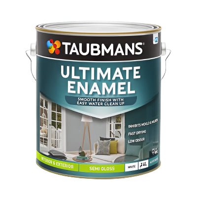 Taubmans Ultimate Enamel Semi Gloss- White