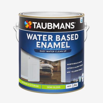 Taubmans Water Based Enamel Semi Gloss- White