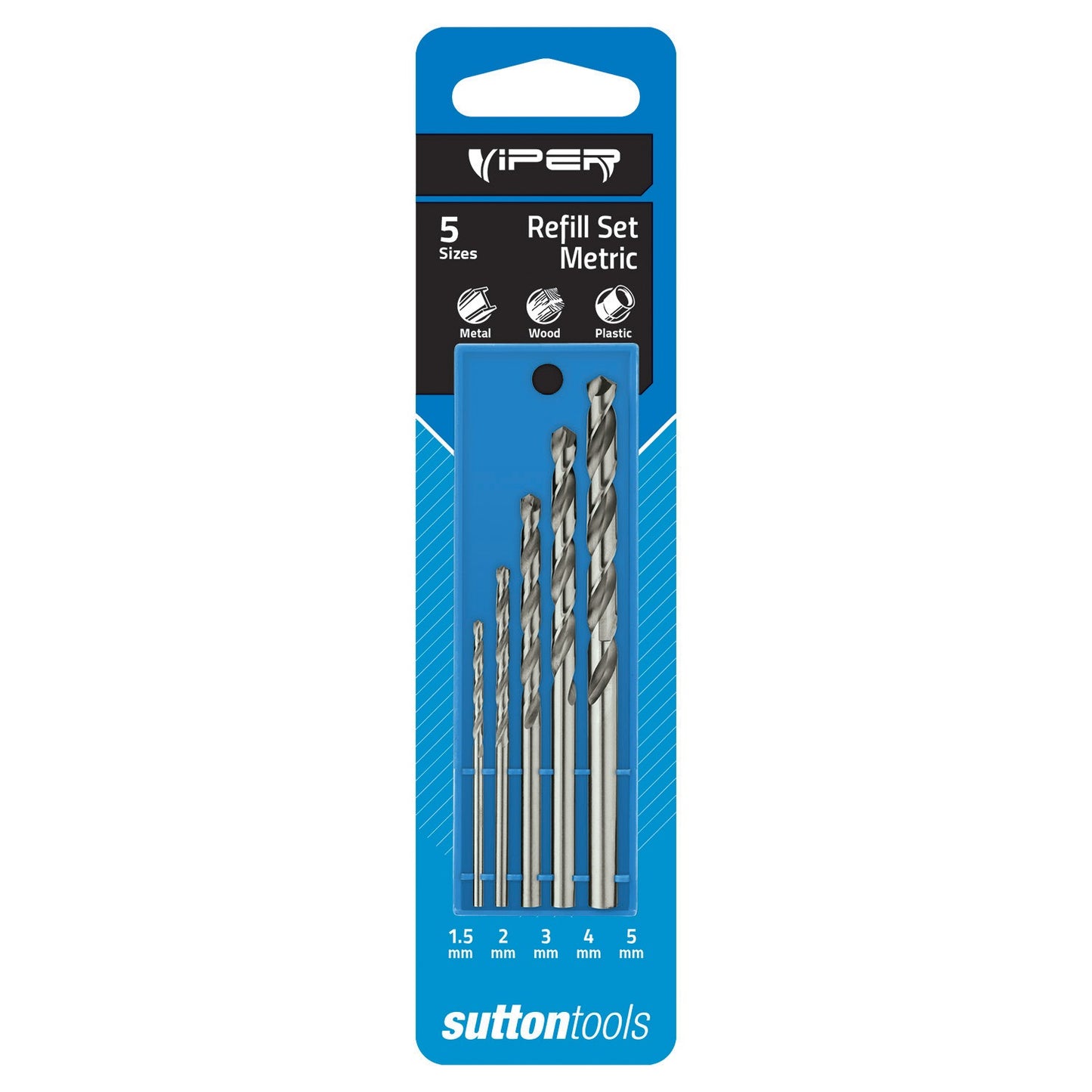 Sutton Viper Drill Bit Refill Set- 5PK