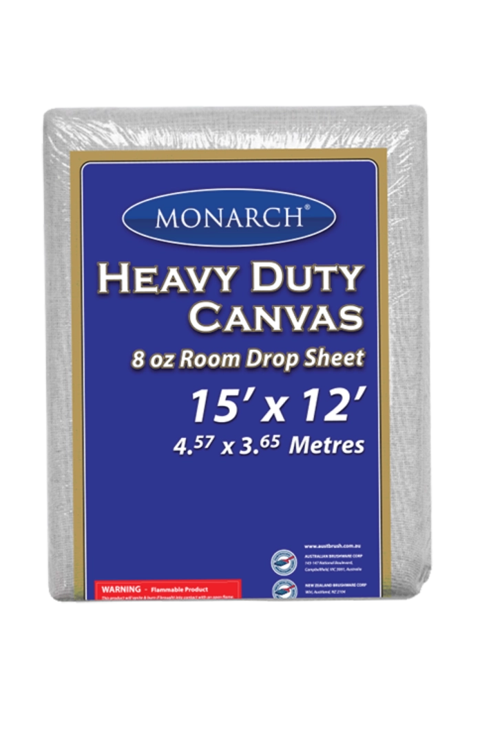 Monarch Heavy Duty Canvas Drop Sheet 15x12