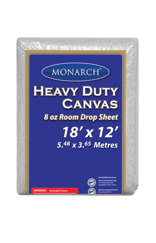 Monarch Heavy Duty Canvas Drop Sheet 18 x 12