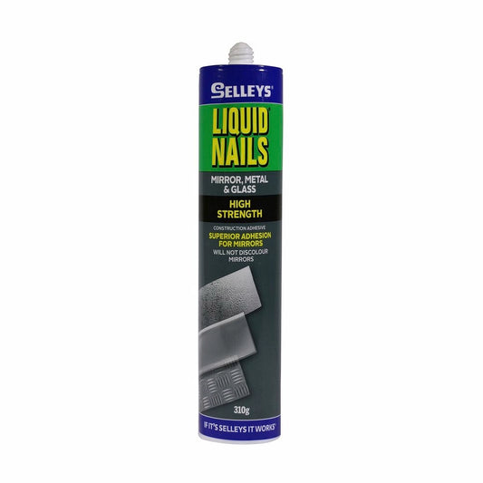 Selleys Liquid Nails Mirror, Metal & Glass 310g