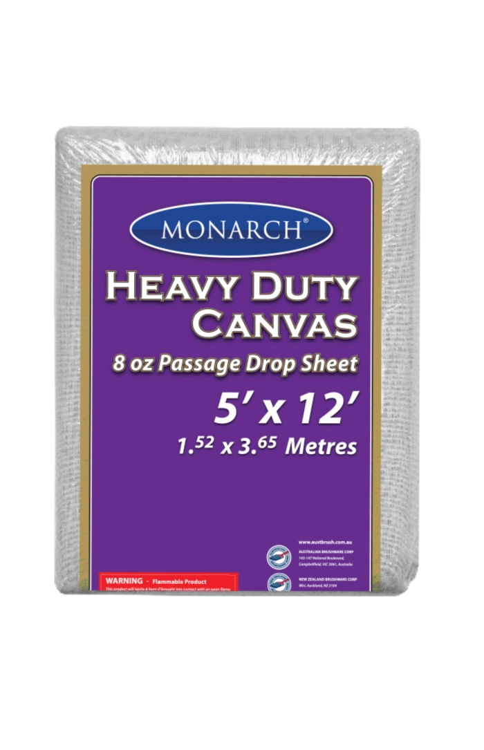 Monarch Heavy Duty Canvas Passage Drop Sheet 5x12
