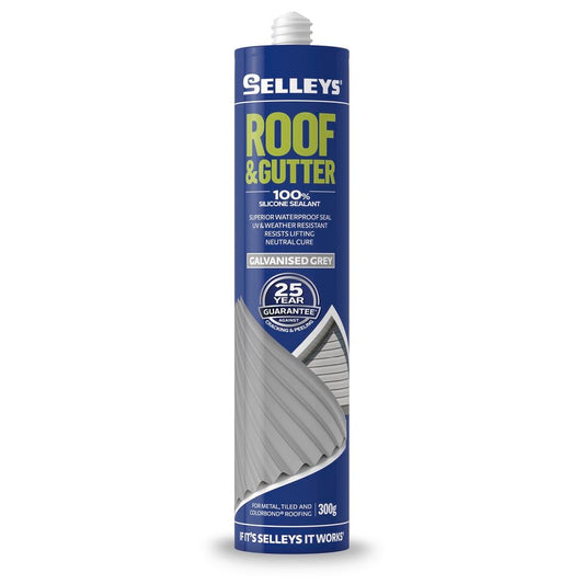 Selleys Roof & Gutter 300g- Galvanised Grey