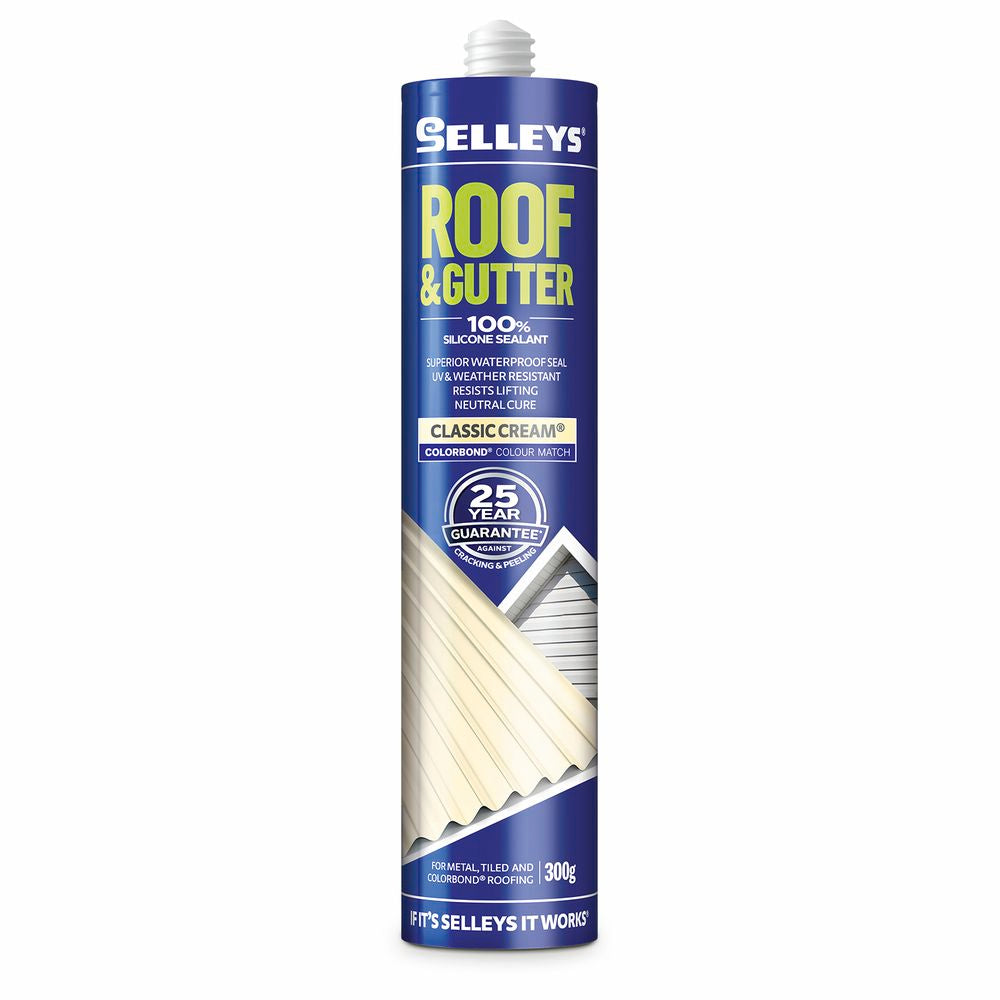 Selleys Roof & Gutter 300g- Classic Cream