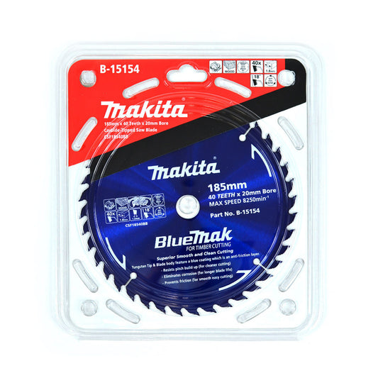 Makita TCT Saw Blade 185mmx20x40T