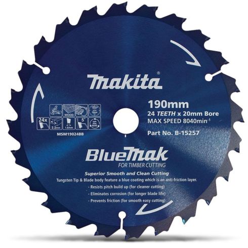 Makita TCT Saw Blade 190mmx20x24T