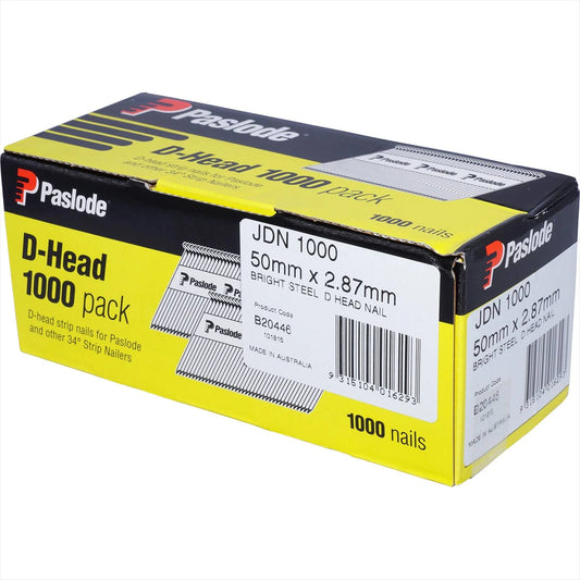 Paslode D-Head JDN 50x2.87mm 1000PK