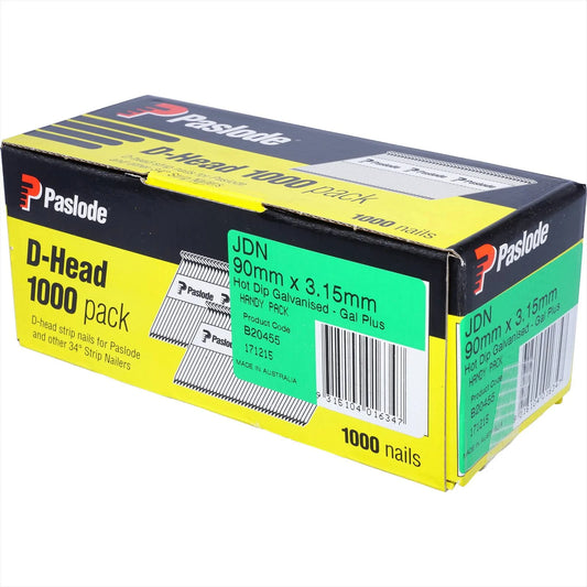 Paslode D-Head JDN 75x3.06mm 1000PK