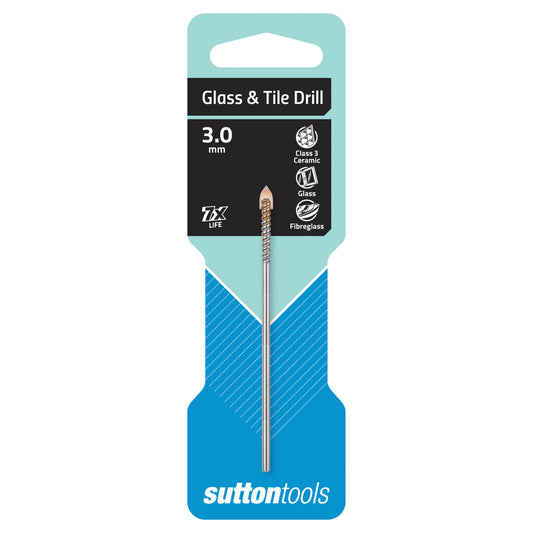 Sutton Glass & Tile Drill Bit 3mm